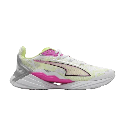 Pre-owned Puma Wmns Ultraride 'white Luminous Yellow'