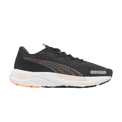 Pre-owned Puma Wmns Velocity Nitro 2 'black Fizzy Melon'