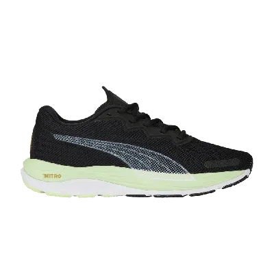 Pre-owned Puma Wmns Velocity Nitro 2 'run 75' In Black