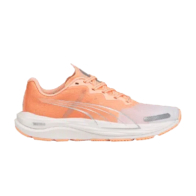 Pre-owned Puma Wmns Velocity Nitro 2 Wildwash 'fizzy Melon' In Orange