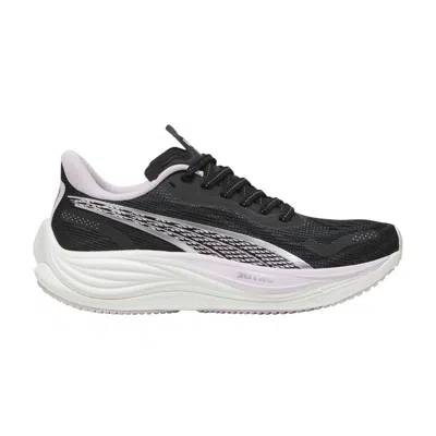 Pre-owned Puma Wmns Velocity Nitro 3 'black Silver Grape Mist'