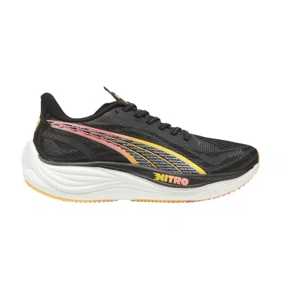 Pre-owned Puma Wmns Velocity Nitro 3 'black Sun Stream'