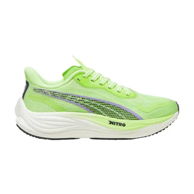 Pre-owned Puma Wmns Velocity Nitro 3 'fizzy Apple Lavender Alert' In Green