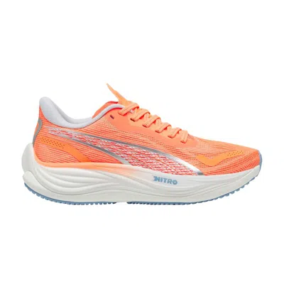 Pre-owned Puma Wmns Velocity Nitro 3 'neon Citrus Silver' In Orange