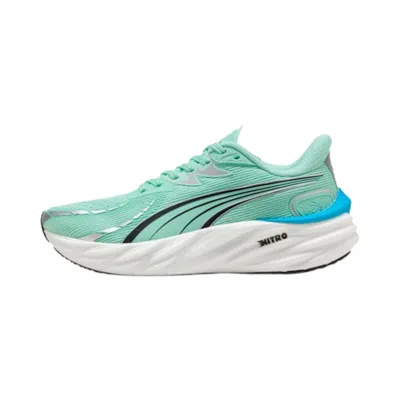 Pre-owned Puma Wmns Velocity Nitro 4  'mint Melt/speed Blue' | Green | Women's Size 11