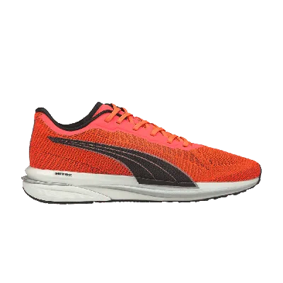 Pre-owned Puma Wmns Velocity Nitro 'lava Blast' In Red