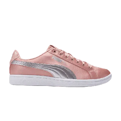Pre-owned Puma Wmns Vikky Ep 'beige Silver' In Pink