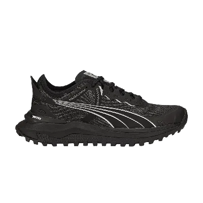 Pre-owned Puma Wmns Voyage Nitro 2 'black Metallic Silver'