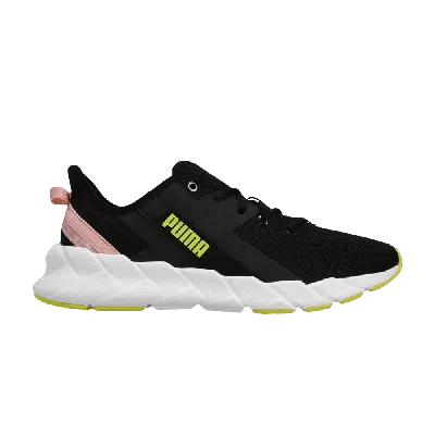 Pre-owned Puma Wmns Weave Shift Xt 'black White'