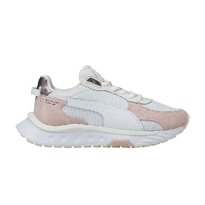 Pre-owned Puma Wmns Wild Rider 'soft Metal - Vaporous Grey Lotus'