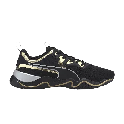 Pre-owned Puma Wmns Zone Xt Metal 'black Gold'