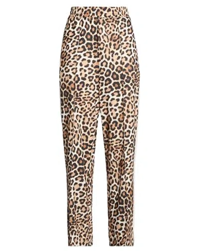 Puma Woman Pants Beige Size Xl Polyester In Sand