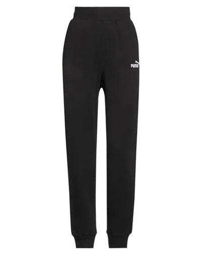 Puma Woman Pants Black Size Xs Cotton, Elastane