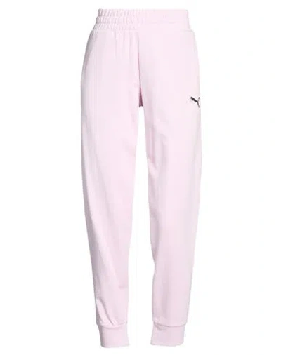 Puma Woman Pants Lilac Size S Cotton In Purple