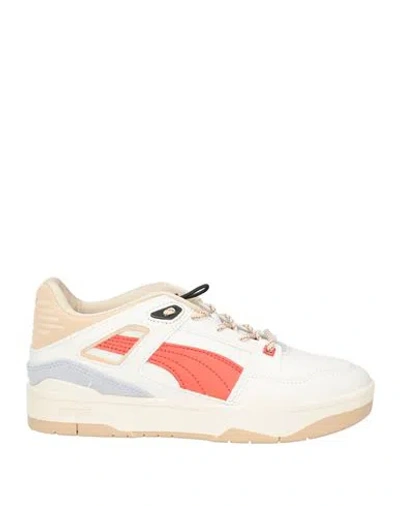 Puma Woman Sneakers Beige Size 10 Soft Leather