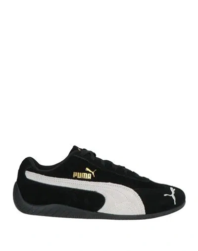Puma Woman Sneakers Black Size 8 Leather