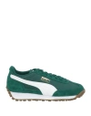 Puma Woman Sneakers Emerald Green Size 7 Cowhide, Textile Fibers