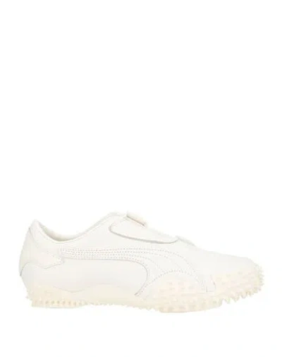 Puma Woman Sneakers Ivory Size 6.5 Leather In White