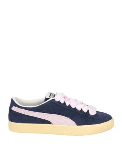 Puma Woman Sneakers Navy Size 7.5 Leather