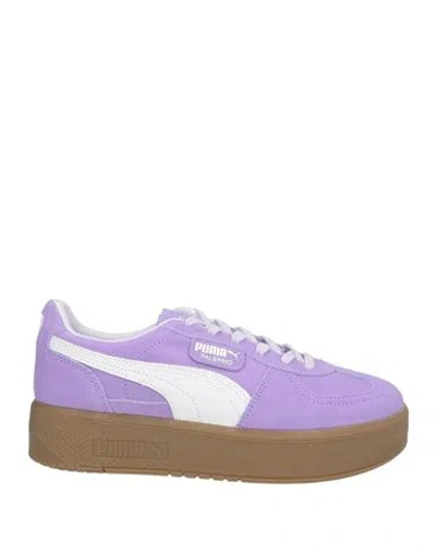 Puma Woman Sneakers Purple Size 6 Leather