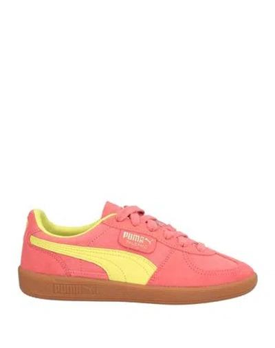 Puma Woman Sneakers Salmon Pink Size 7.5 Leather