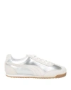 Puma Woman Sneakers Silver Size 7 Leather