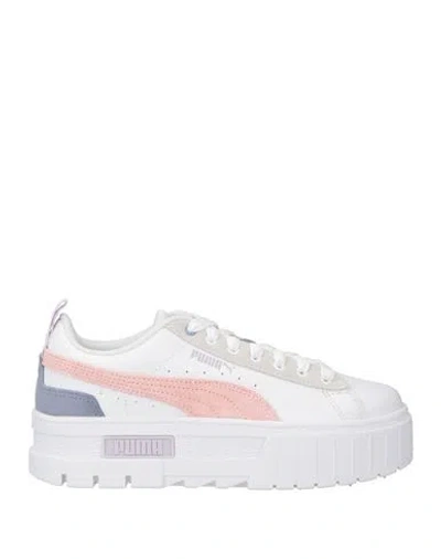 Puma Woman Sneakers White Size 7 Leather