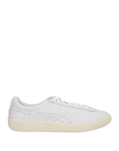 Puma Woman Sneakers White Size 7.5 Leather