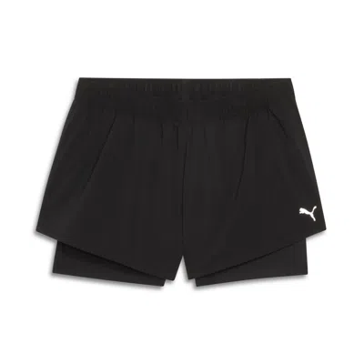 PUMA PUMA WOMEN'S 2-IN-1 WOVEN SHORTS
