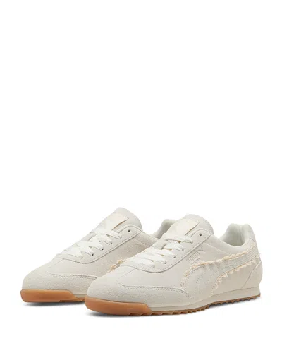 Puma Women's Arizona Lace Up Sneakers In White
