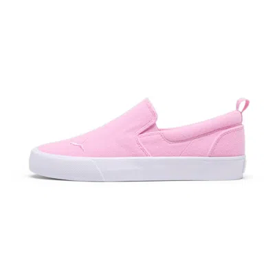 Puma Women's Bari Terry Slip-on Comfort Shoes In Pink