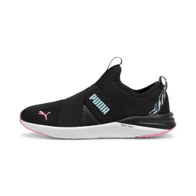 Puma Women's Better Foam Prowl Slip-on Running Shoes In Black