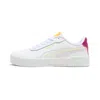 Puma Carina 2.0 Color Stitching Women's Sneakers In White