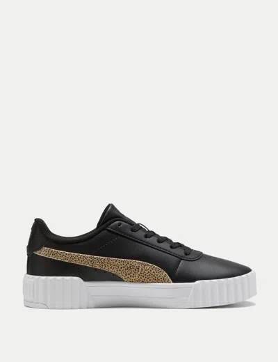 Puma Women's Carina 3.0 Topcat Sneakers In Black