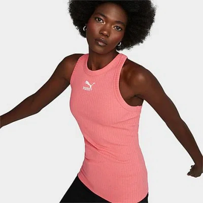 Puma Women's Classics Ribbed Tank Top In Loveable