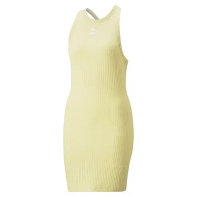Puma Women's Classics Sleeveless Dress In Yellow