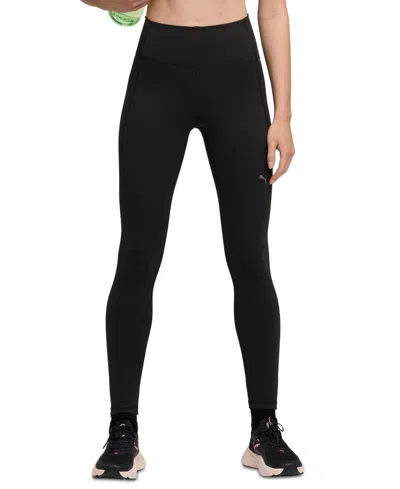 Puma Women's Cloudspun High Rise Tights In Black