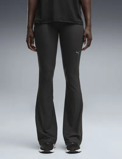Puma Women's Cloudspun High Waisted Flared Tights In Black