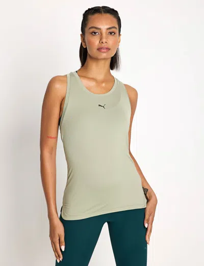 Puma Women's Cloudspun Racerback Tank In Green