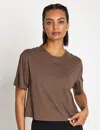 Puma Cloudspun Oversized T-shirt Women In Brown