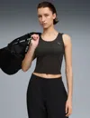 Puma Women's Cloudspun Twist Tank In Black