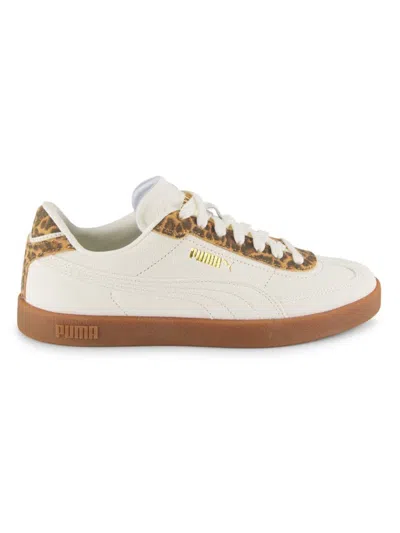 Puma Women's Club Ii Era Leather Low-top Sneakers In White