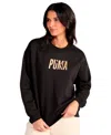 Puma Women's Crewneck Sweatshirt In Black