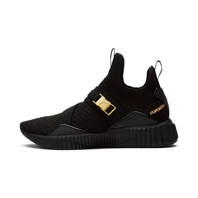 Puma Womens  Defy Mid In Black-gold