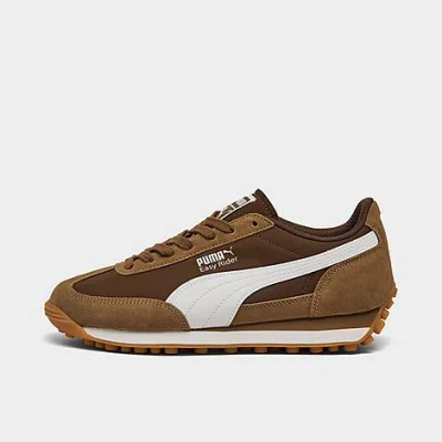 Puma Women's Easy Rider Casual Sneakers From Finish Line In Haute Coffee- White-espresso Brown