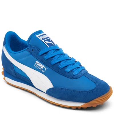 Puma Women's Easy Rider Casual Sneakers From Finish Line In  Blue