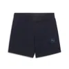 Puma Women's Ess Elevated 5" Mid-rise Shorts Women In Blue