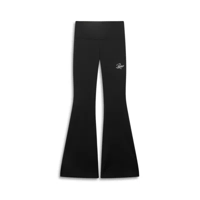 Puma Women's Ess Script Flarred Leggings In Black