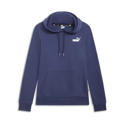 Puma Women's Ess Small Logo Hoodie In Blue
