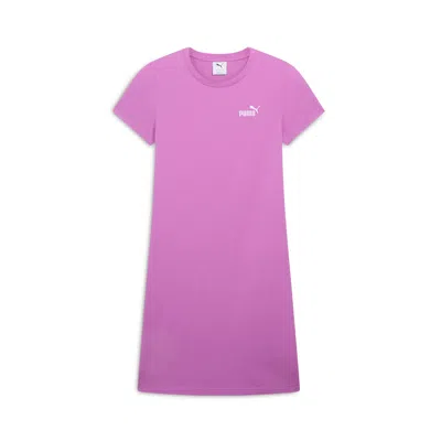 Puma Women's Ess Small No. 1 Logo Slim Dress Women In Pink